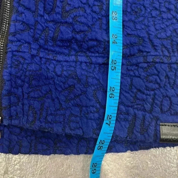 [XS] TONIA DEBELLIS Blue  Black MOLLY JACKET - Picture 7 of 9